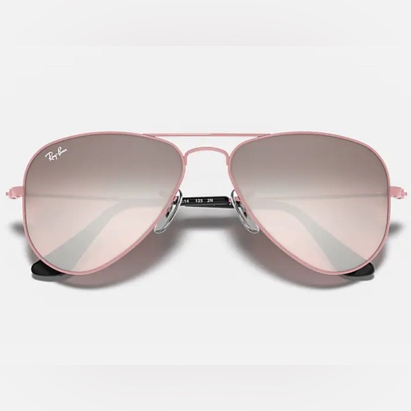 Kids Ray-Ban Pink Aviator Sunglasses